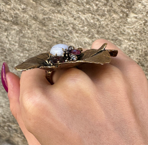 Anello Papavero e Ape Unic Alcozer & J