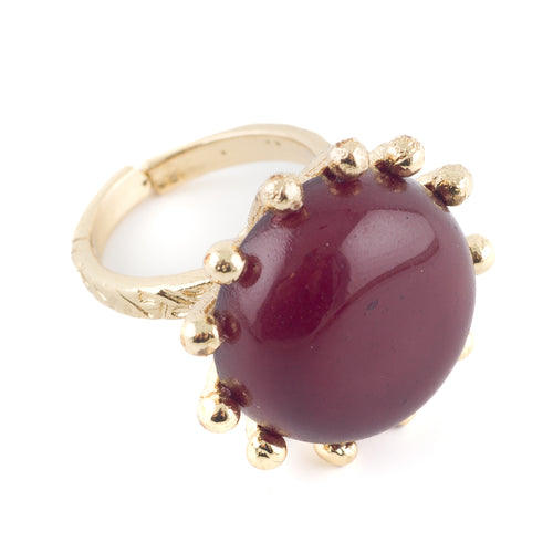 Anello Rosso Granato House of Tuhina