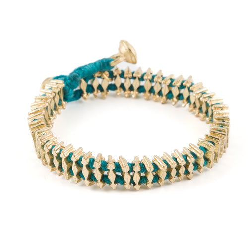 Bracciale Blu Petrolio House of Tuhina