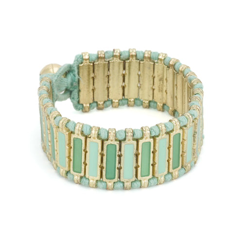 Bracciale Verde Acqua House of Tuhina