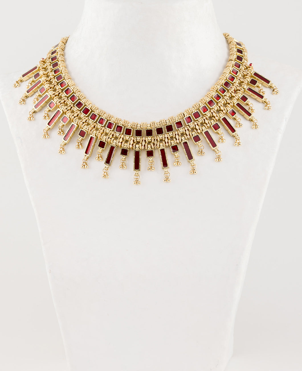 Girocollo Rosso Scuro House of Tuhina