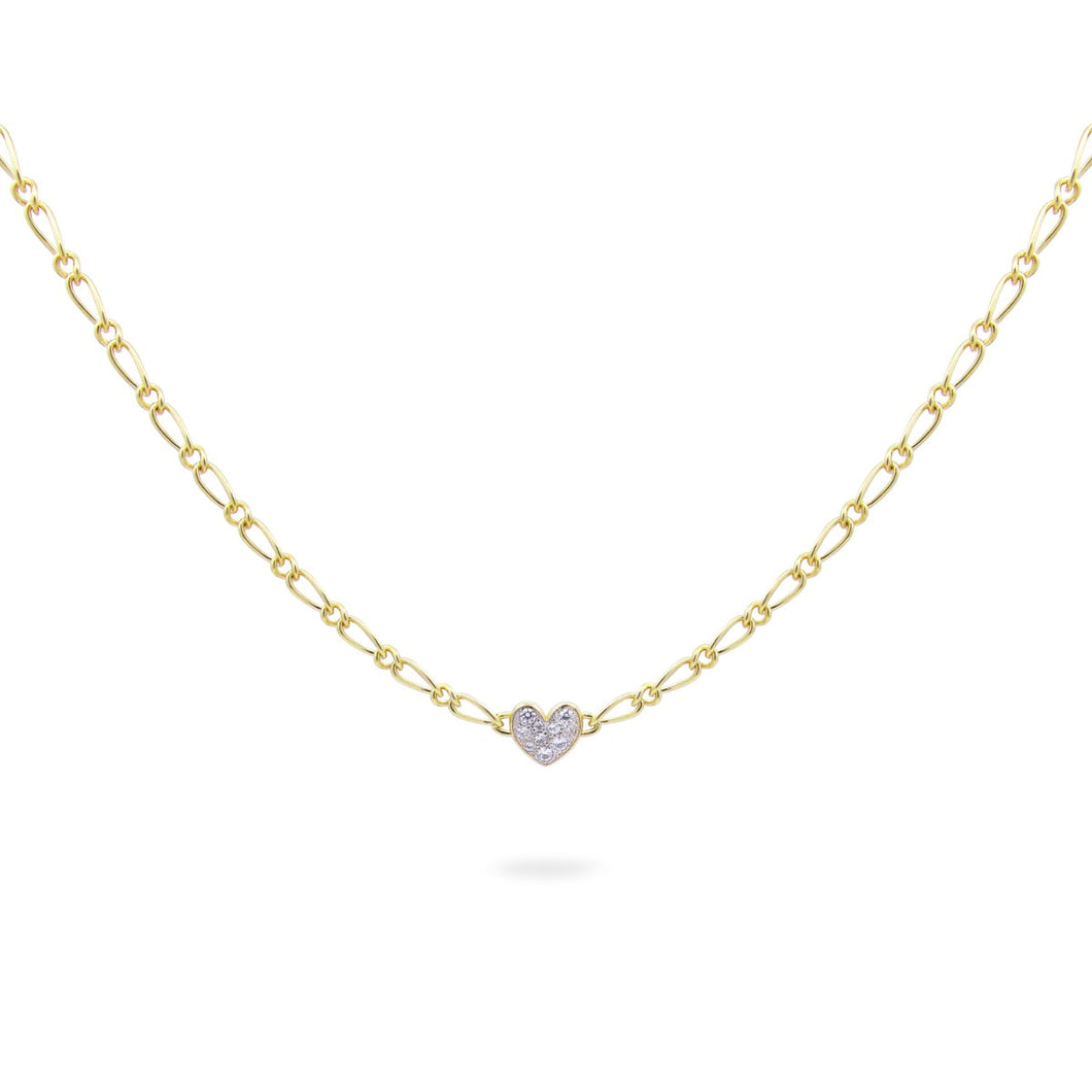 Girocollo Catena con Cuore Rue des Mille