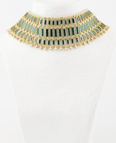 Girocollo Choker Blu Ottanio House of Tuhina