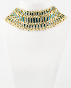 Girocollo Choker Blu Ottanio House of Tuhina