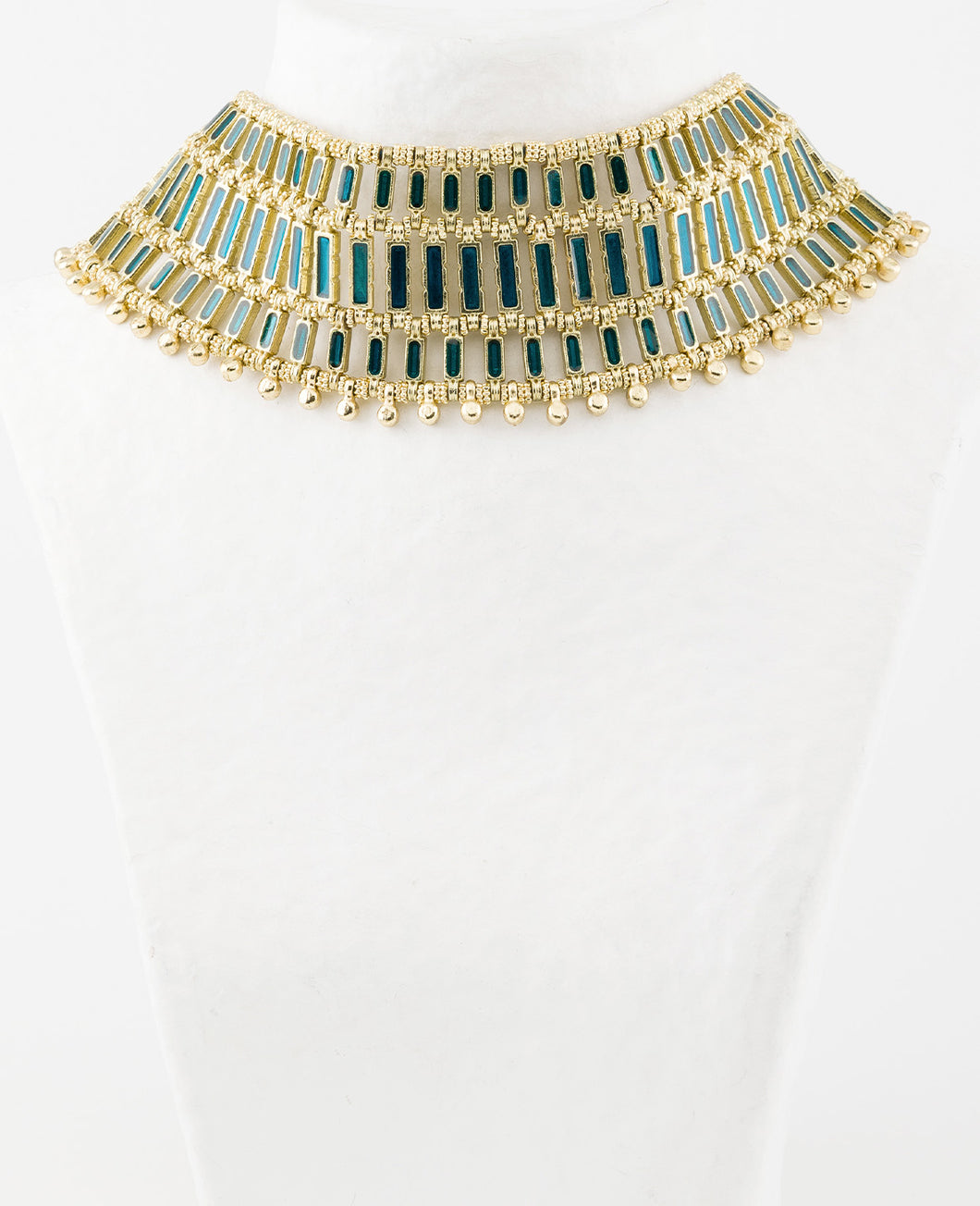Girocollo Choker Blu Ottanio House of Tuhina