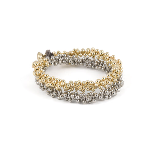Bracciale Doppio Giro Bicolore House of Tuhina.