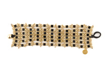 Carica l&#39;immagine nel visualizzatore di Gallery, Bracciale Alto Nero House of Tuhina