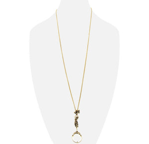 Collana Ballerina con Lente d’ingrandimento Alcozer & J