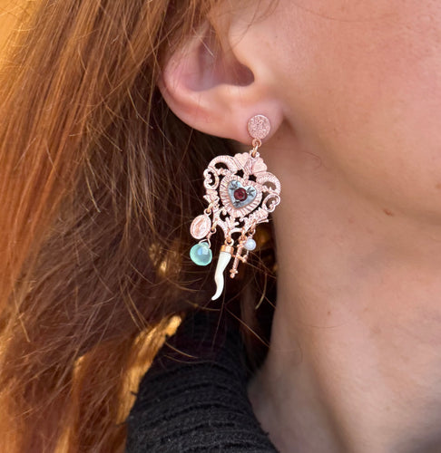 Orecchini Cuore Sacro Sacramore Firenze