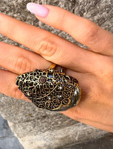 Anello Unic Cristallo di Rocca Alcozer & J