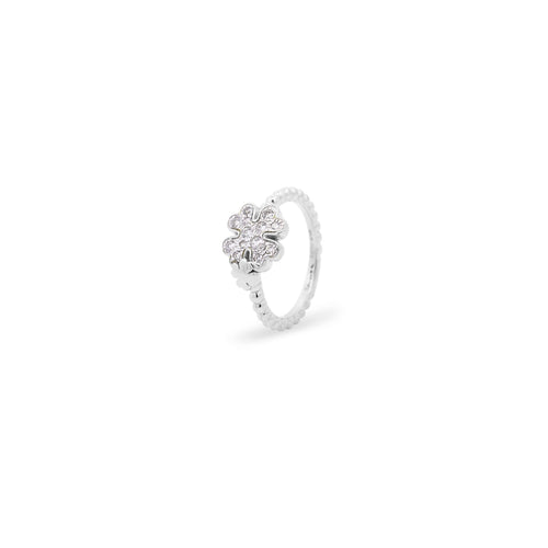 Anello Quadrifoglio Pallinato Rue des Mille