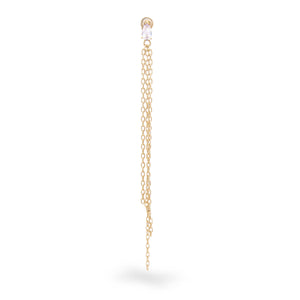 Mono Orecchino Pendente con Frange Rue des Mille