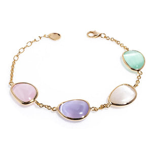 Bracciale Goccie Pastello Madì Argento
