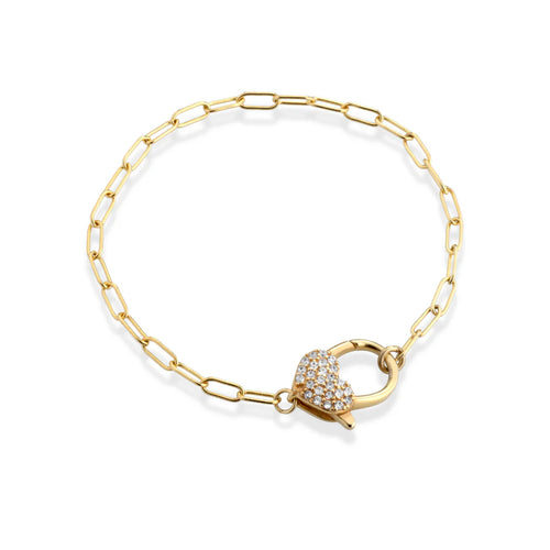 Bracciale Catena con Chiusura Cuore Laura P.