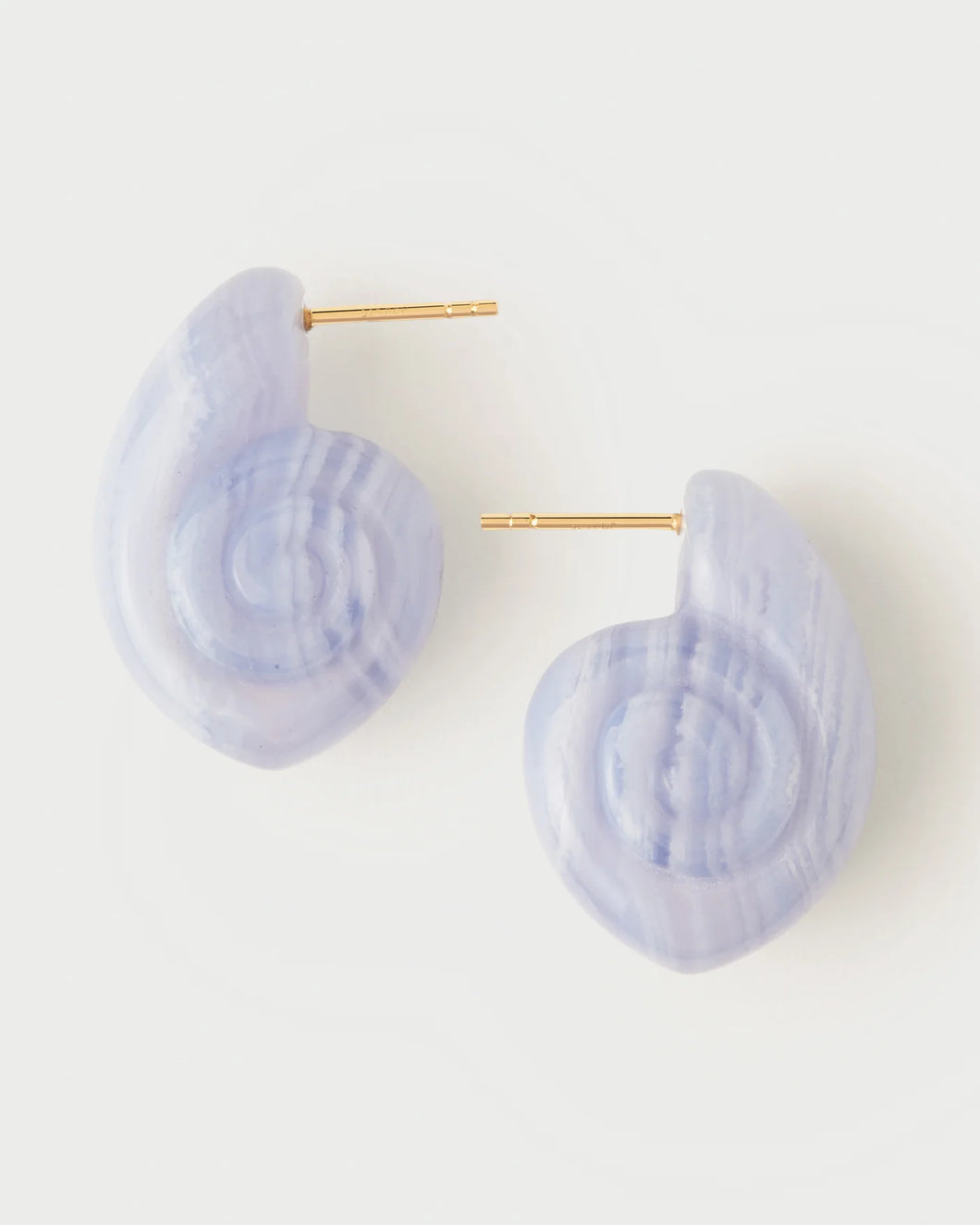 Orecchini Conchiglia in Agata Blu PDPAOLA