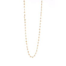 Carica l'immagine nel visualizzatore di Gallery, collana lunga donna perline dorata