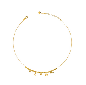 Girocollo micro anelli e 5 soggetti Rue Des Mille