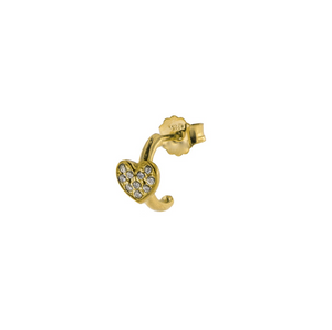 Orecchino mono Cuore/Stella Rue Des Mille