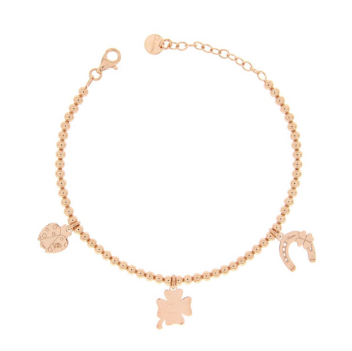 Bracciale pallini con Ciondoli Fortuna Rue Des Mille