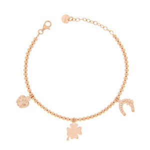 Bracciale pallini con Ciondoli Fortuna Rue Des Mille