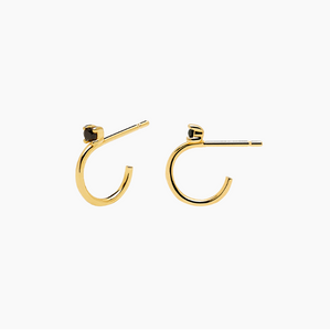 Orecchini gold black Kite P D Paola