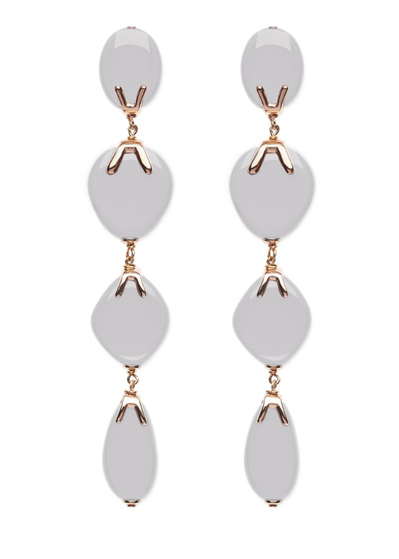 Orecchino Tiger Rosso prezioso