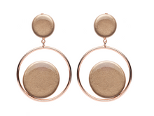 Carica l&#39;immagine nel visualizzatore di Gallery, Orecchino Duo Rosso prezioso