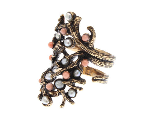 Anello Ramo di Corallo Alcozer & J