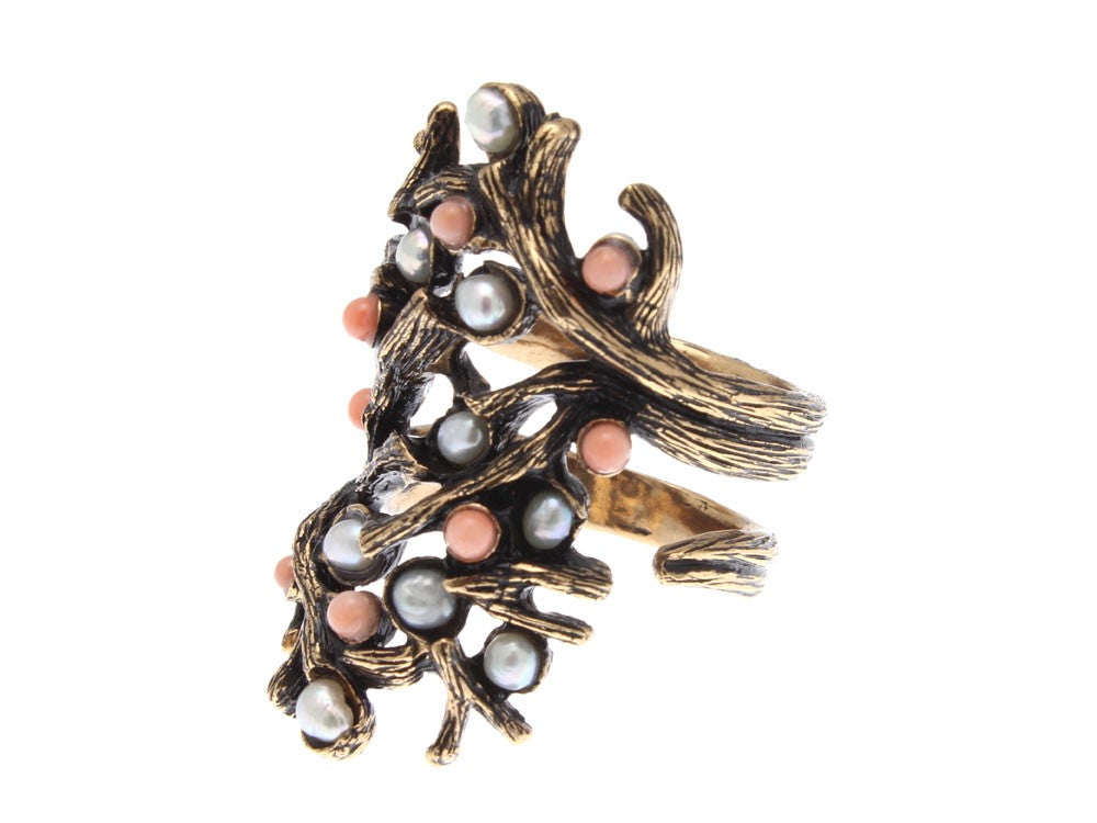 Anello Ramo di Corallo Alcozer & J
