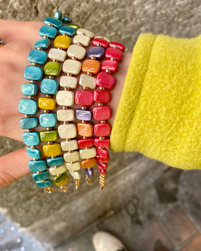 Bracciale Mattoncini Rosso Prezioso