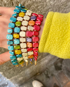 Bracciale Mattoncini Rosso Prezioso