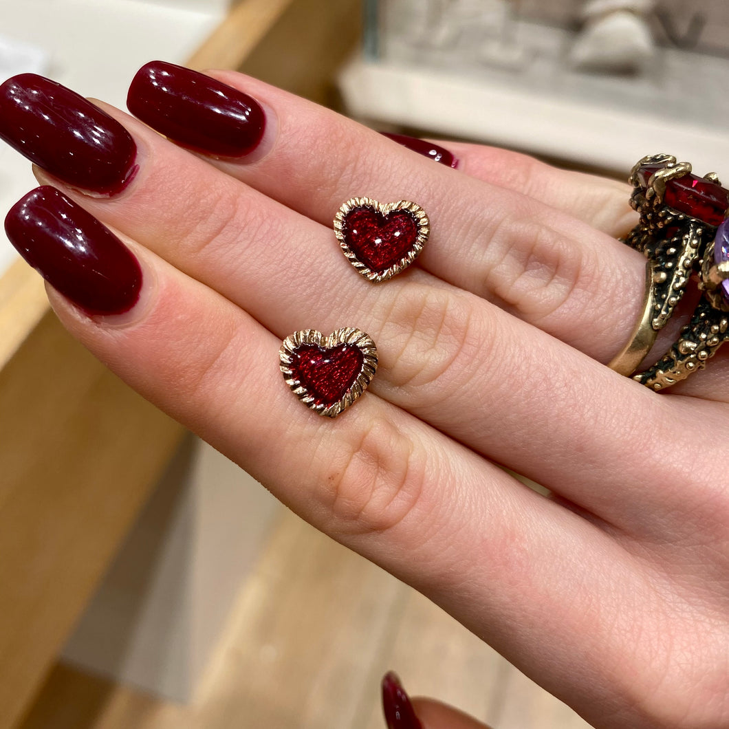 Orecchini Lobo Cuore Sacramore Firenze