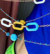 Carica l&#39;immagine nel visualizzatore di Gallery, Collana Chain Mix Rosso Prezioso