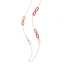 Carica l&#39;immagine nel visualizzatore di Gallery, Collana Chain Mix Rosso Prezioso