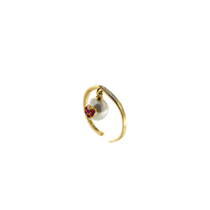 Anello Con Perla Regolabile Rue des Mille