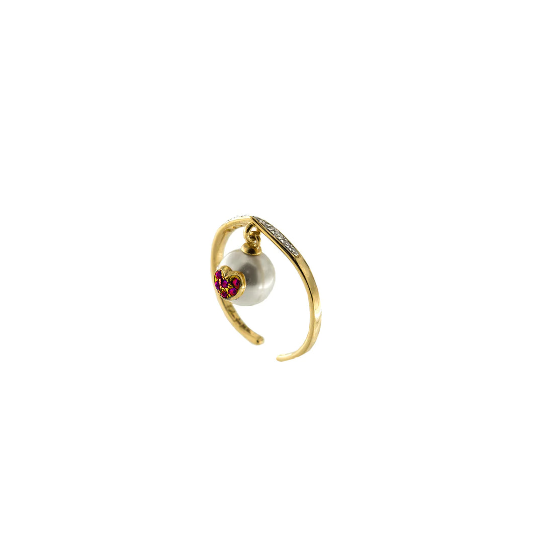 Anello Con Perla Regolabile Rue des Mille