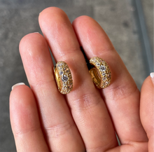 Carica l&#39;immagine nel visualizzatore di Gallery, Orecchini Cerchio e Zirconi