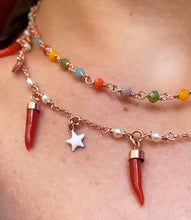 Carica l&#39;immagine nel visualizzatore di Gallery, Collana Corni Doppio Filo Sacramore