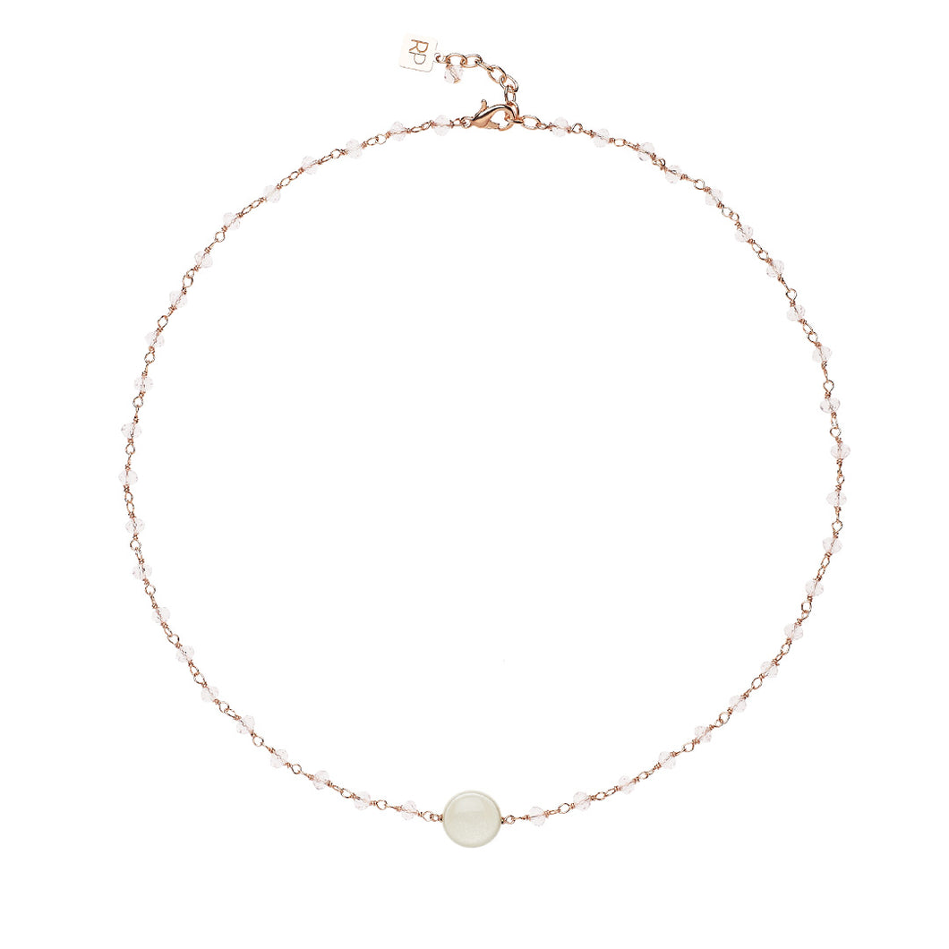 Collana Un Pois Rosso Prezioso