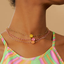 Carica l&#39;immagine nel visualizzatore di Gallery, Collana Un Pois Rosso Prezioso