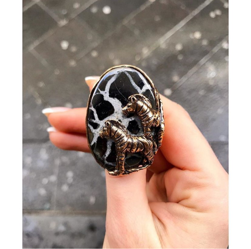 Anello Zebre Unic Alcozer&J