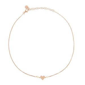 Girocollo Stella/Cuore con Perla/Pietra blu Rue Des Mille
