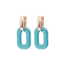 Carica l&#39;immagine nel visualizzatore di Gallery, Orecchini Chain Rosso Prezioso