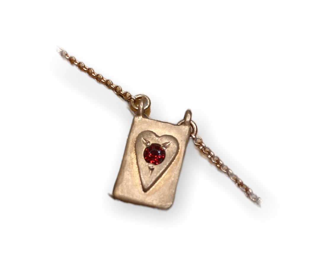 Girocollo con Medaglia Cuore Sacramore Firenze