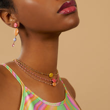 Carica l&#39;immagine nel visualizzatore di Gallery, Collana Un Pois Rosso Prezioso