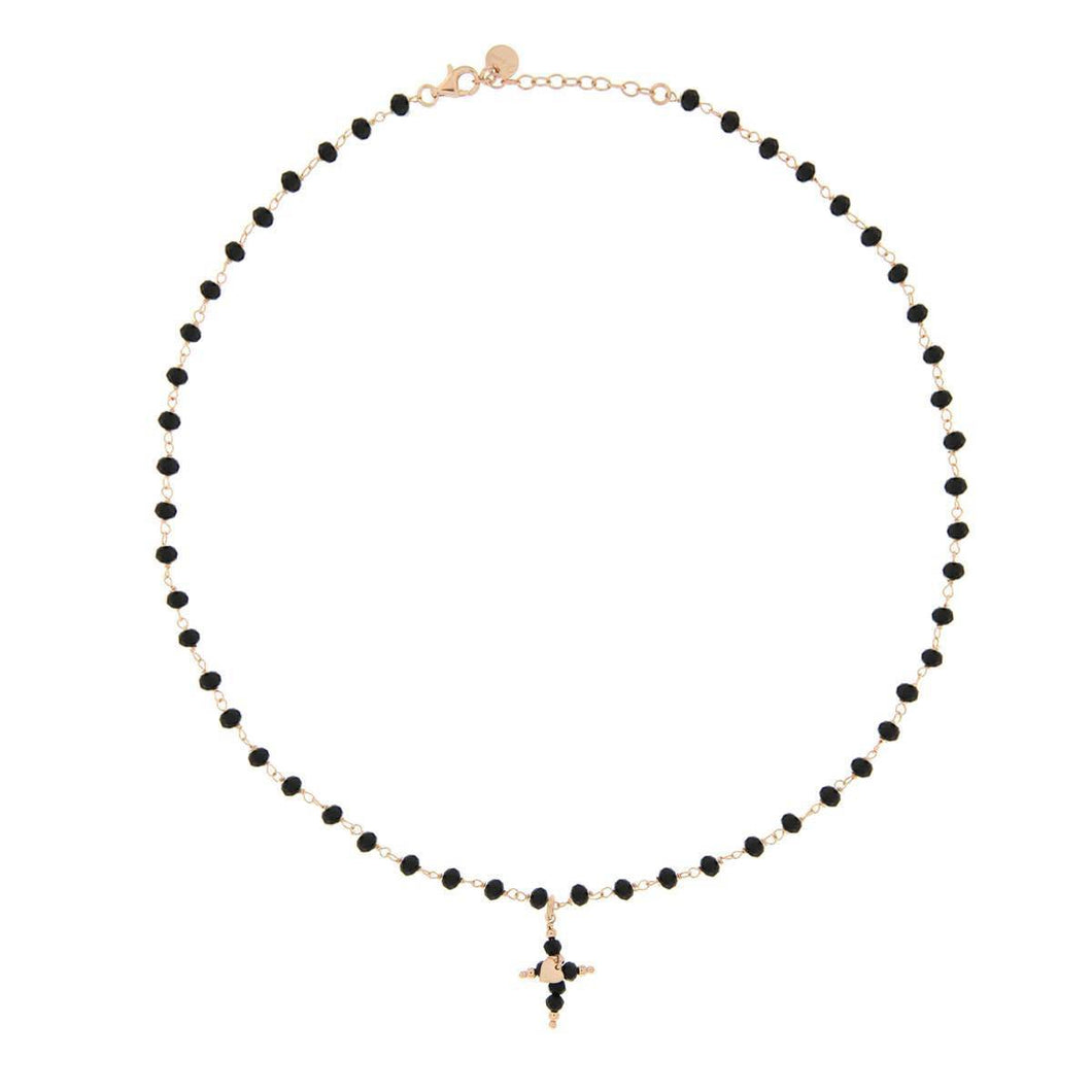 Collana Rosario Croce e Cuore Rue des Mille