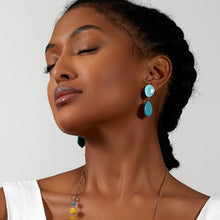 Carica l&#39;immagine nel visualizzatore di Gallery, Orecchini Raja Rosso Prezioso