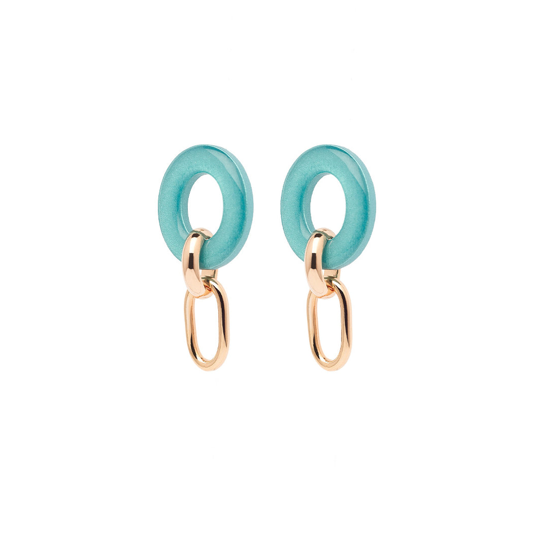 Orecchini Ring Rosso Prezioso