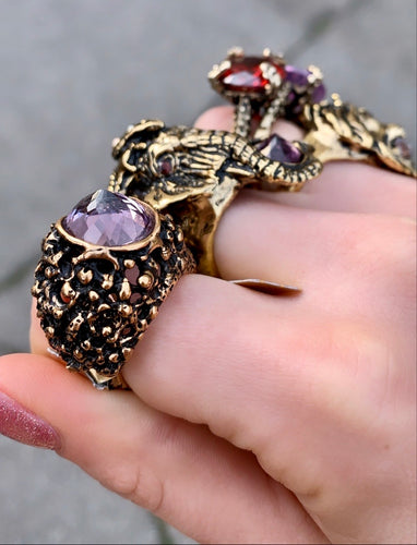Anello Unic Quarzo Ametista Alcozer