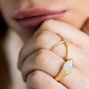 Anello Incrocio Goccia Rue Des Mille